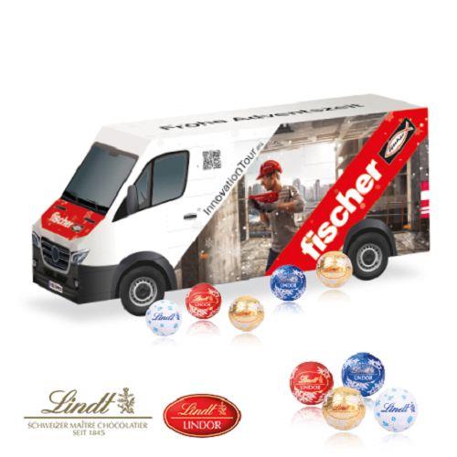 3D Adventskalender �Transporter� mit Lindt Schokolade