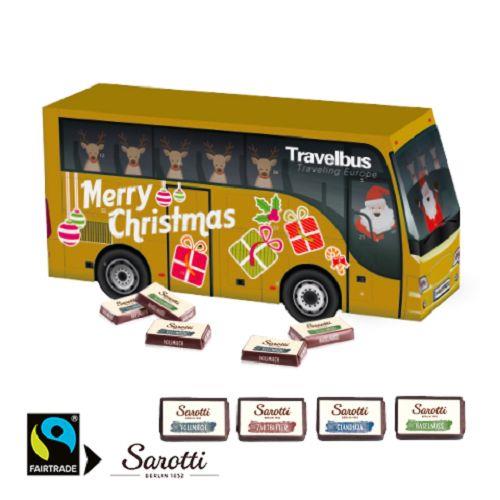 3D Adventskalender �Bus� mit Sarotti Fairtrade�