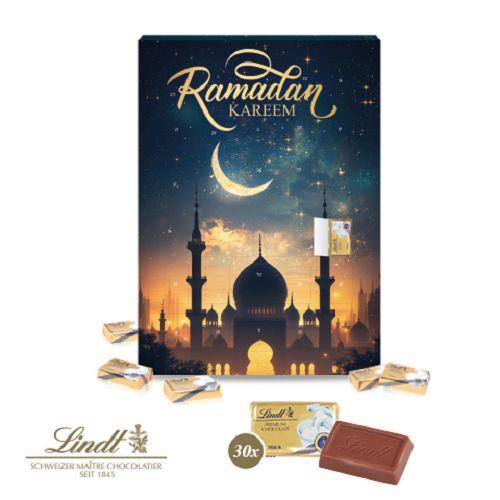 Ramadan Kalender mit Lindt Schokolade Lindt