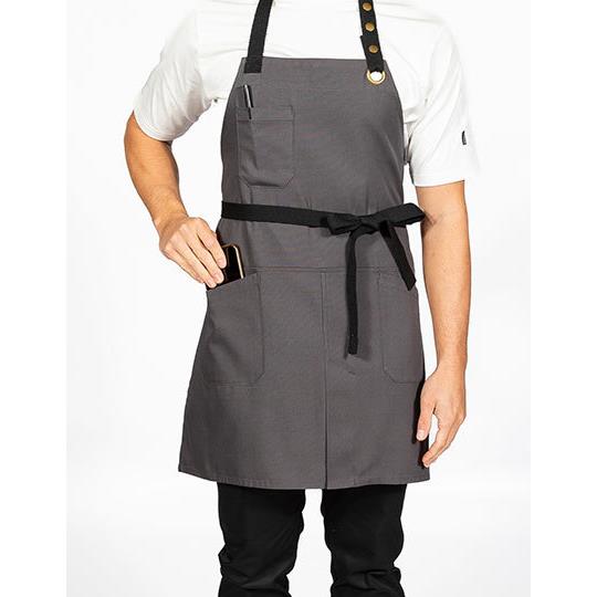 Canvas Apron with Brass Eyelets