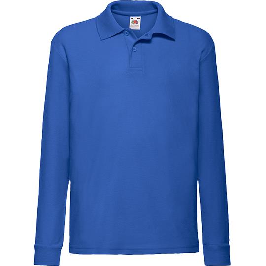 Kids´ Long Sleeve 65/35 Polo