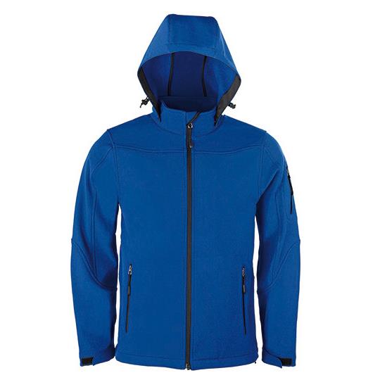 Men�s Hooded Soft-Shell Jacket