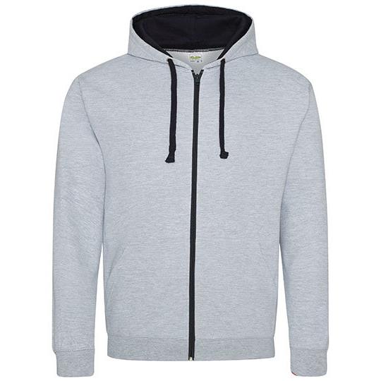Heather Grey French Navy