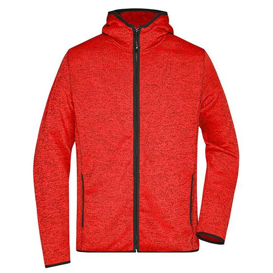 Red Melange Black