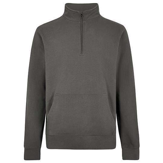 Regular Fit 1/4 Zip Pique Sweatshirt