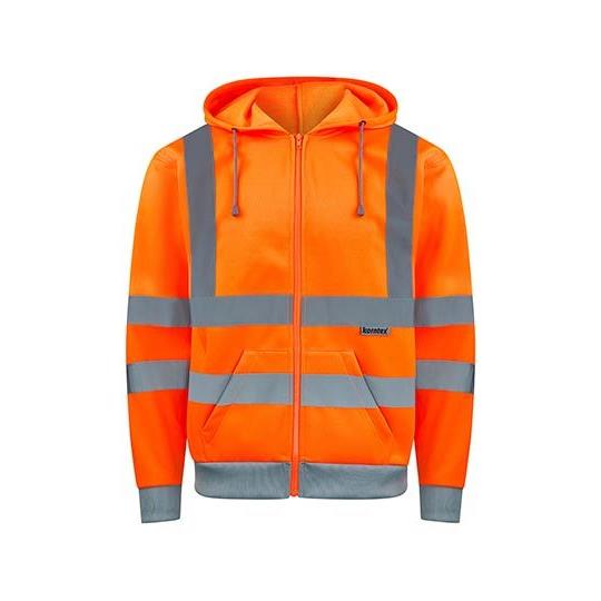 Hi-Vis Workwear Hooded Sweat-Jacket Galway