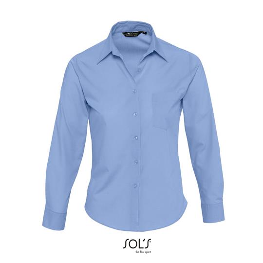 Popeline-Blouse Executive Long Sleeve