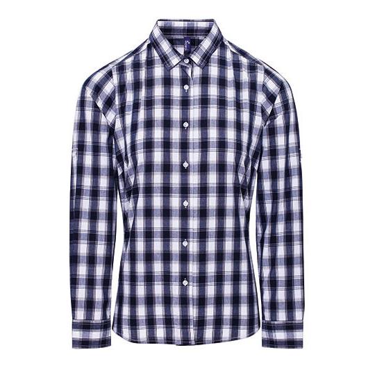 Women´s Mulligan Check Cotton Long Sleeve Shirt