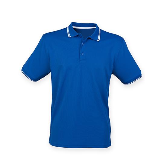 Men�s Coolplus� Short Sleeved Tipped Polo Shirt