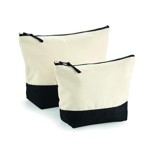 Dipped Base Canvas Accessory Bag
