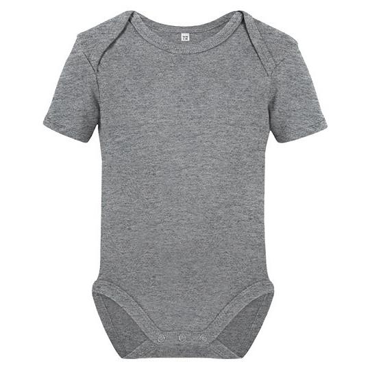 Organic Baby Bodysuit Short Sleeve Bailey 01