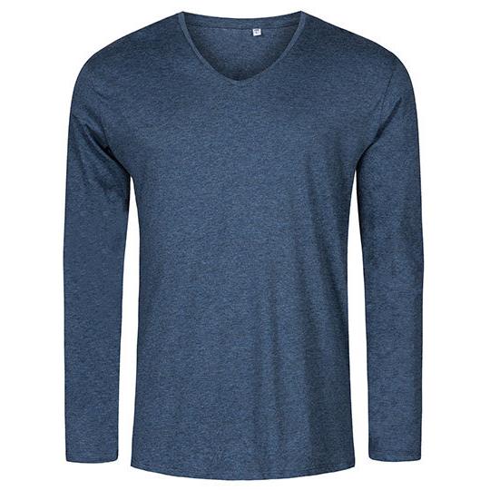 Men´s V-Neck T-Shirt Long Sleeve