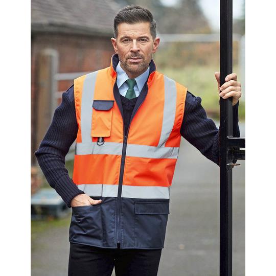 Hi-Vis Yellow Navy