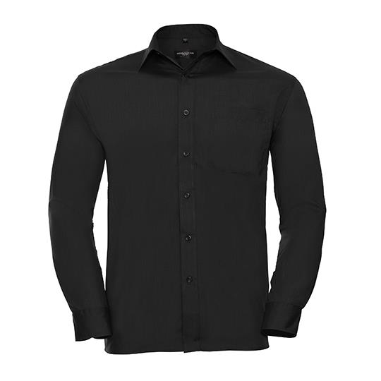 Men´s Long Sleeve Classic Polycotton Poplin Shirt