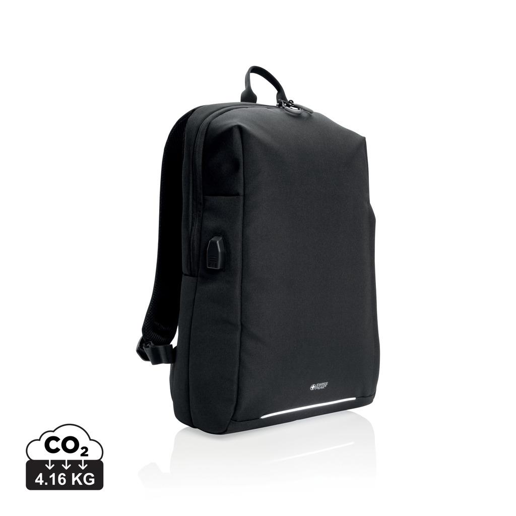 Swiss Peak AWARE™ RFID und USB A-Laptop-Rucksack