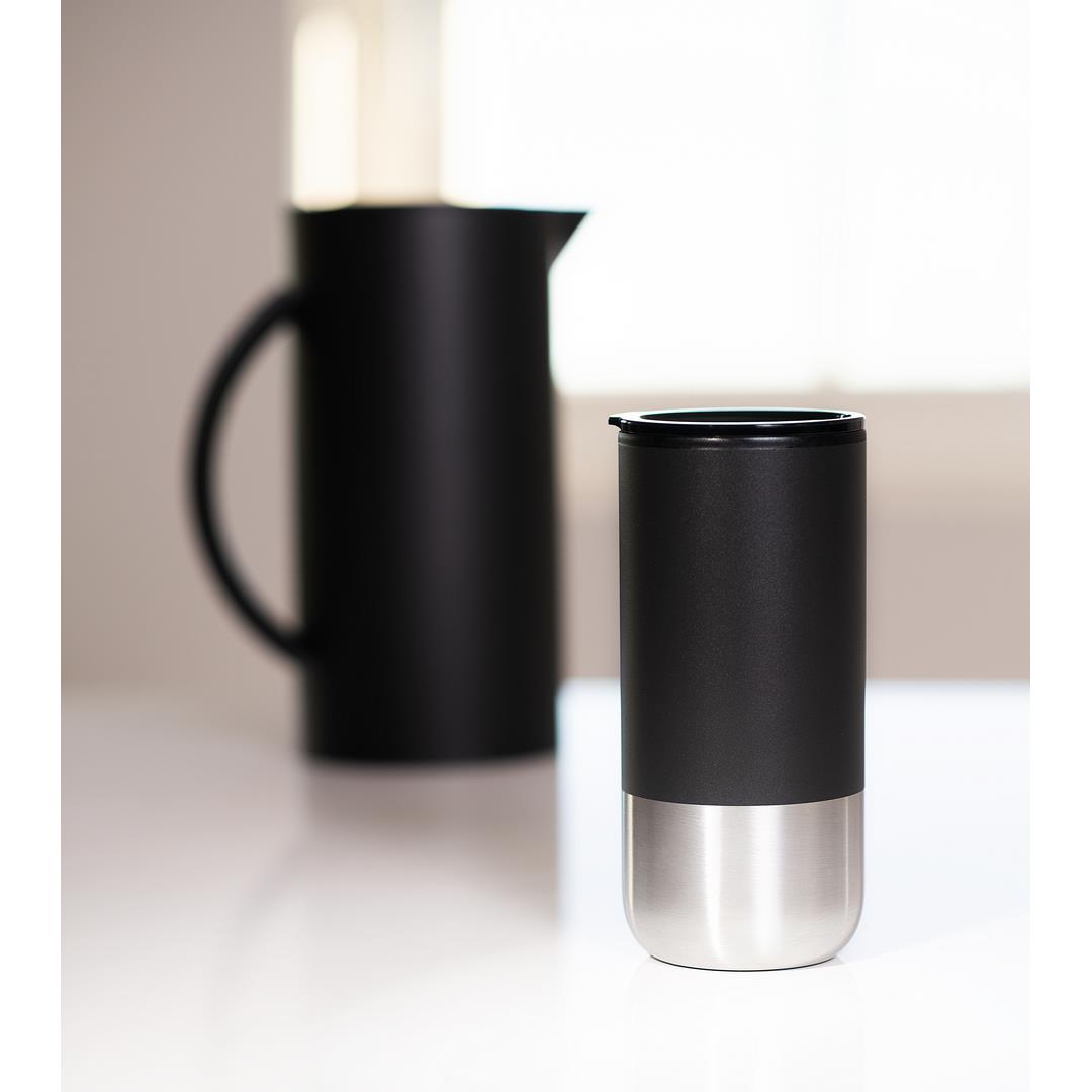 RICKY Formschöner 450ml Becher mit Edelstahlumhüllung