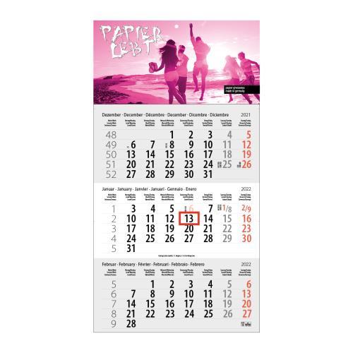 3-Monats DIN A3 Kalender ´Trinus G / Trinus G Euro / Four G / Five´ Digital