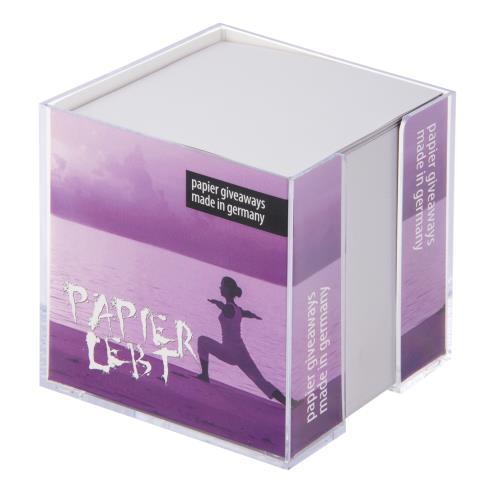 Zettelbox �Trendy-B� 10 x 10 x 10 cm, einwandig