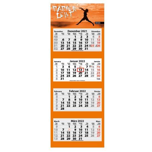 4-Monats Faltkalender �Quatrus-Deluxe Plus�