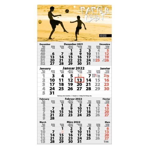 4-Monats DIN A3 Kalender ´Four Euro´