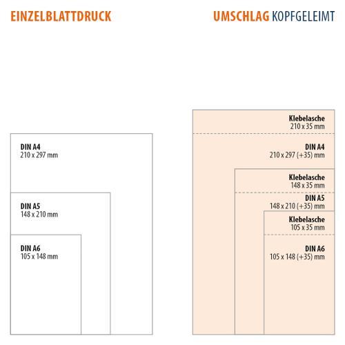Schreibblock ´Primus-Cover Green´ DIN A5, 50 Blatt
