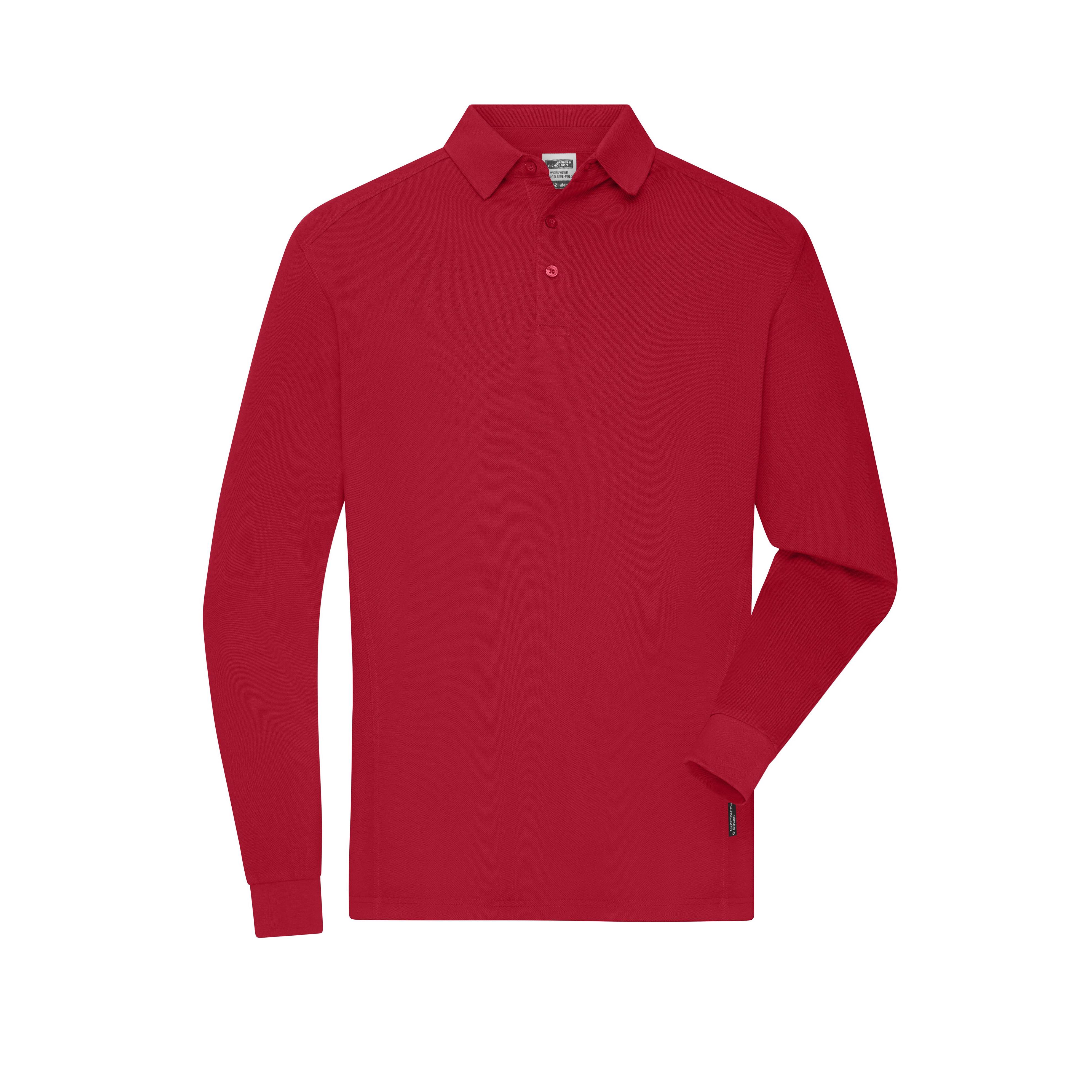 Men´s Workwear-Long-Sleeved Polo   OCS Blended