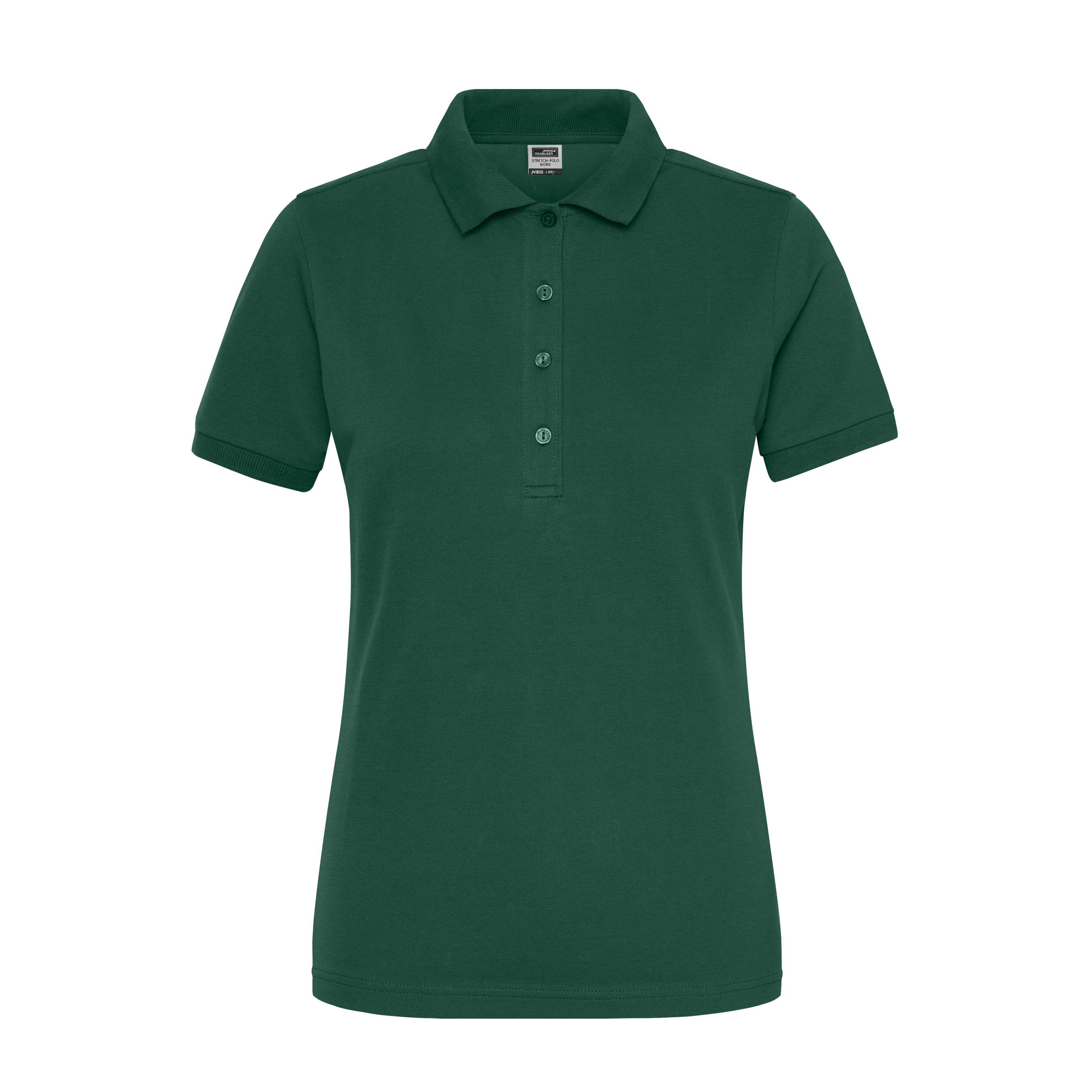 Ladies´ ORGANIC Stretch-Polo Work - SOLID -   OCS Blended