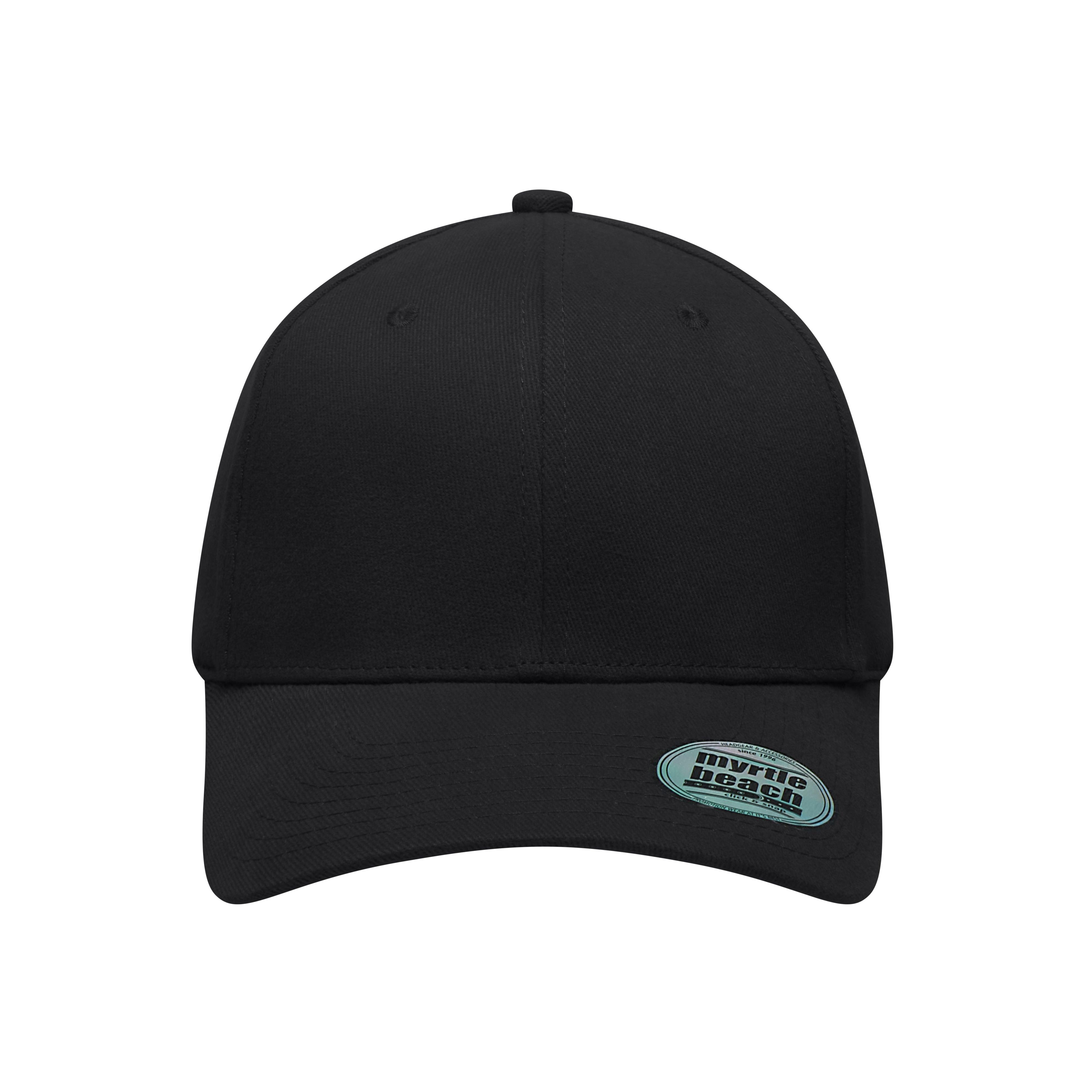 6 Panel Elastic Fit Baseball Cap