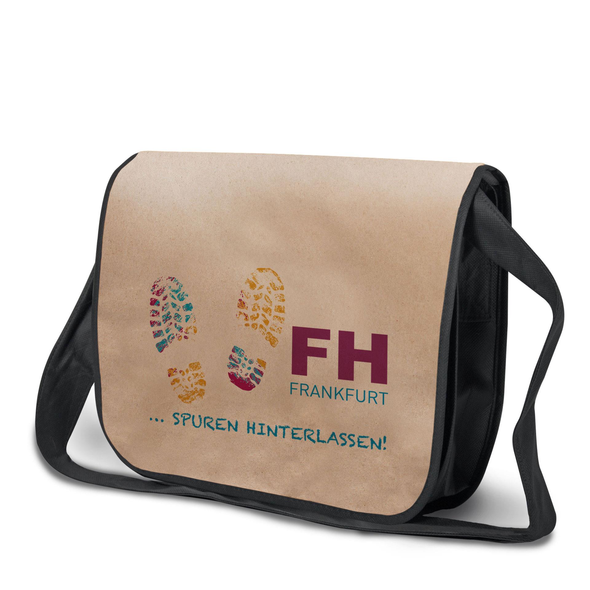 COLOGNE – Schultertasche aus Kraftpapier und PP-Non-Woven