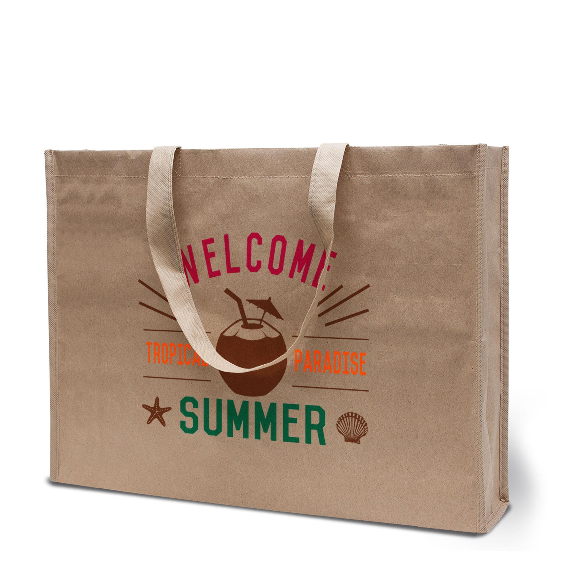 MADRID – BIG-Shopper aus Kraftpapier und PP-Non-Woven