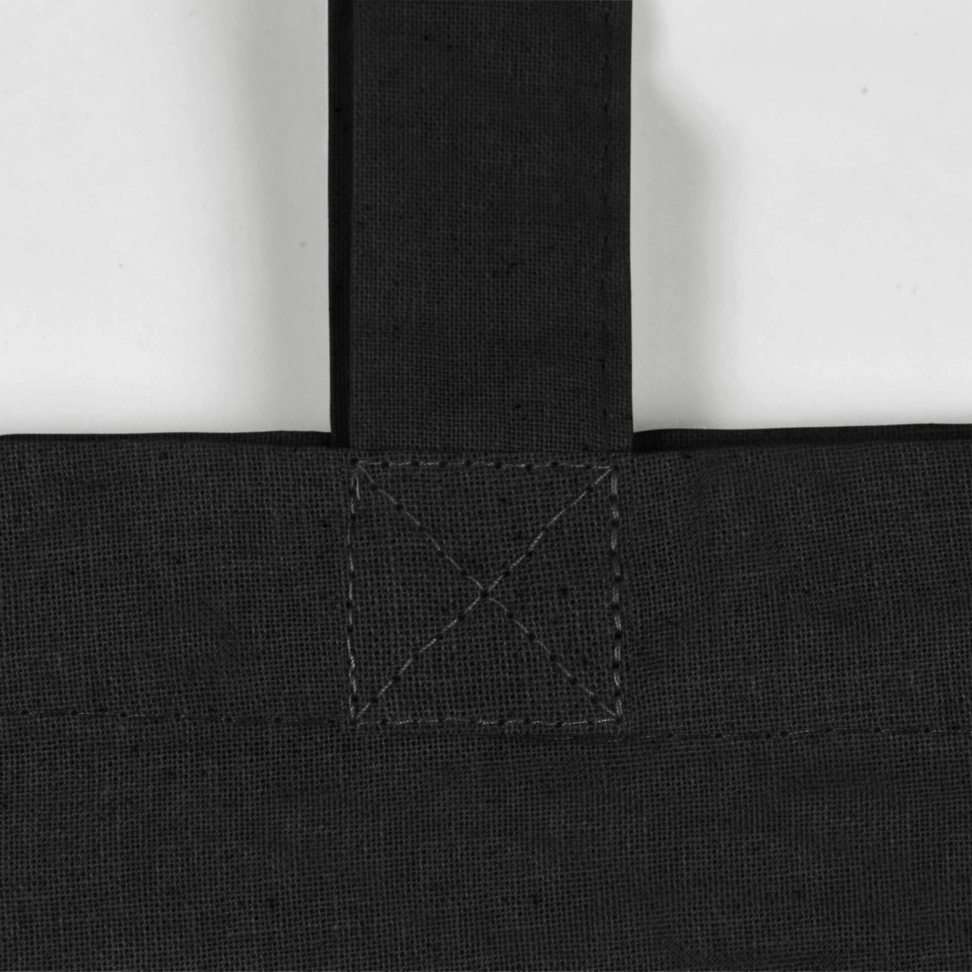 CADAQUES – Baumwolltasche mit Bodenfalte und langen Henkeln