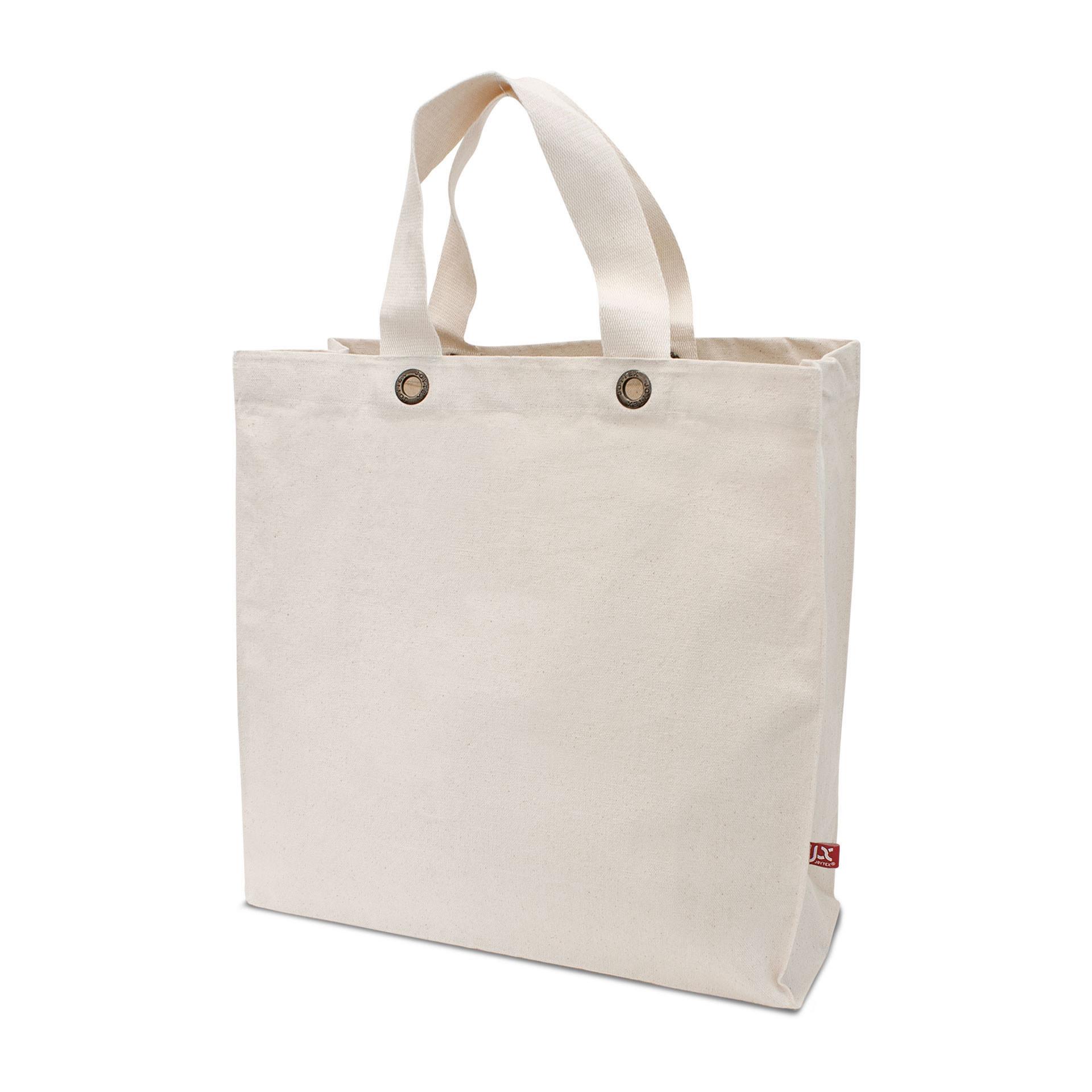 KALKUTTA – Canvas-Tasche mit Boden- und Seitenfalte sowie Metallösen