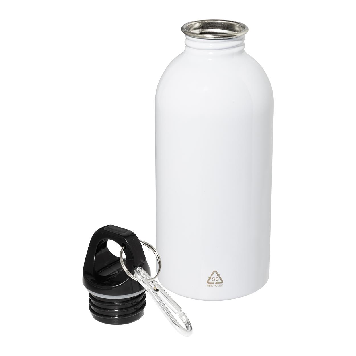 Flasche aus recyceltem Edelstahl