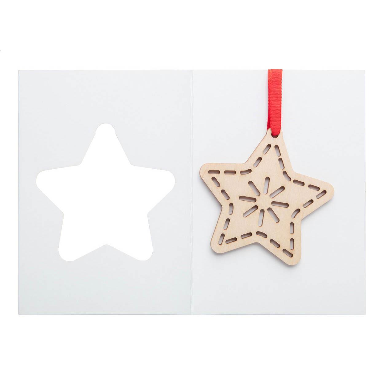 Weihnachtskarte, Stern