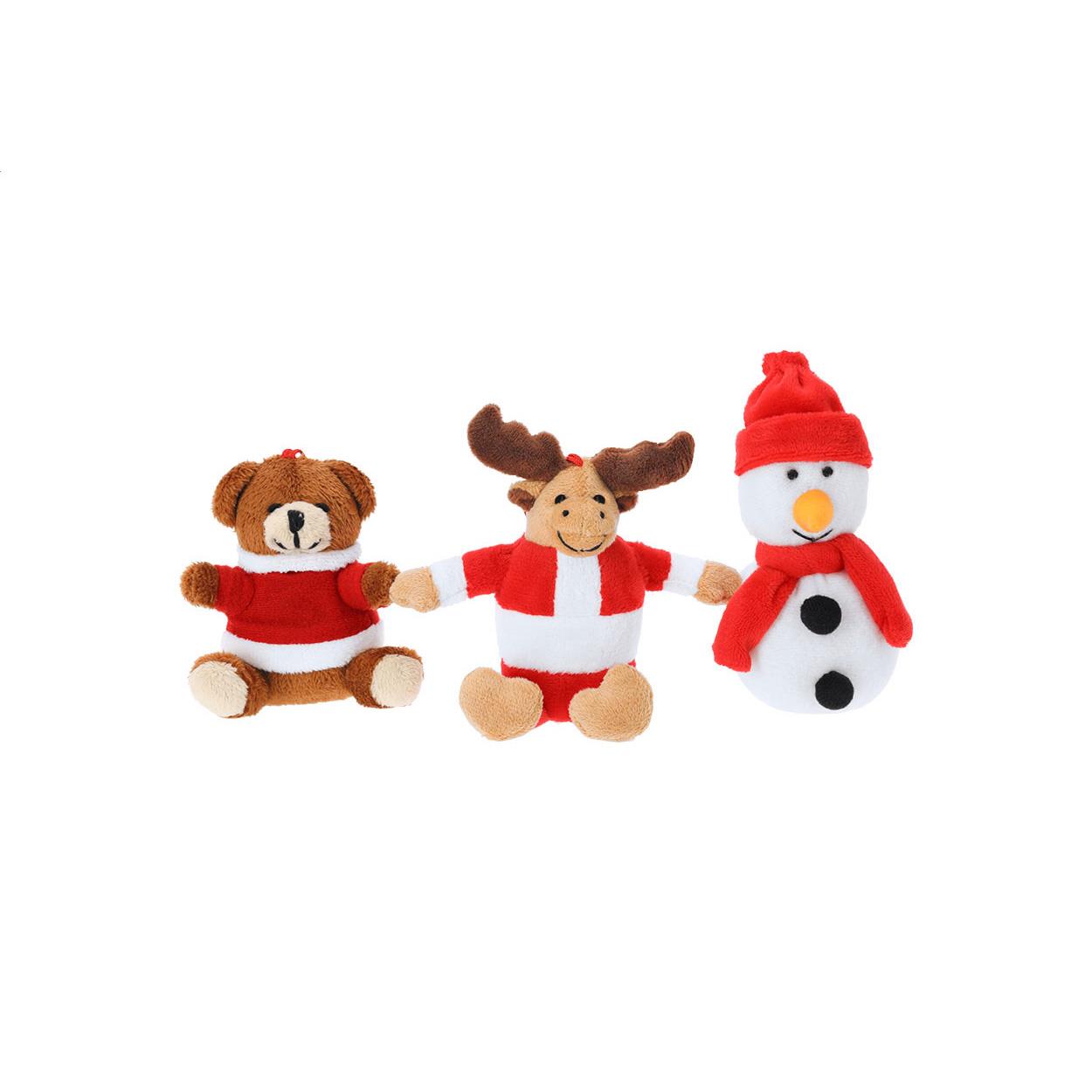 Weihnachts-Plüsch-Schlüsselanhänger, Rentier