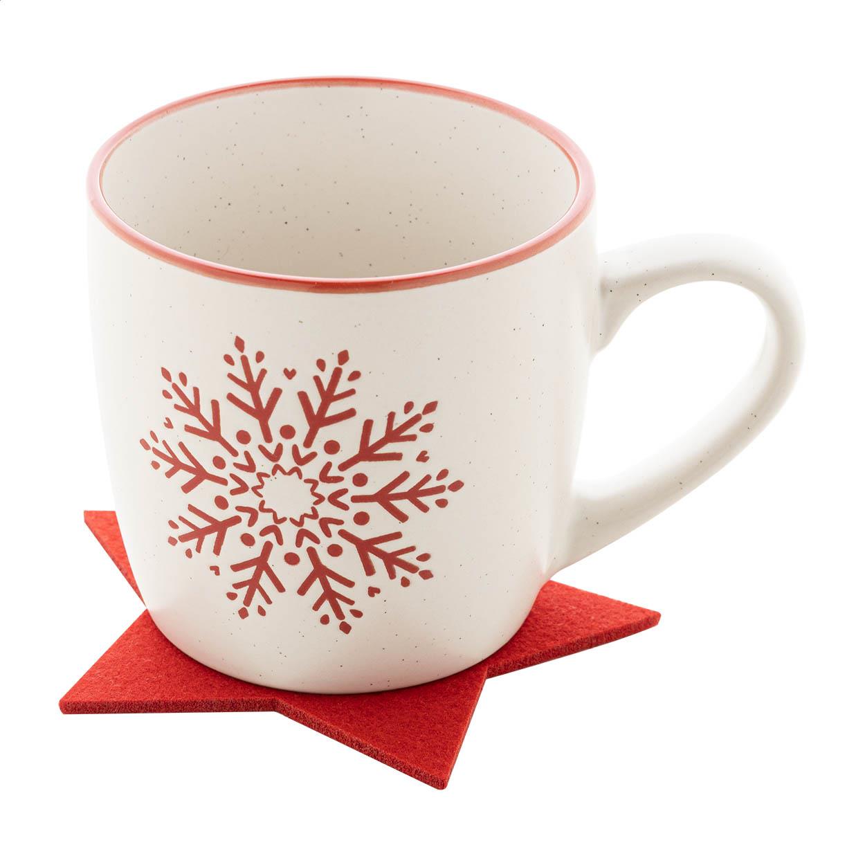 Weihnachtsuntersetzer-Set RPET