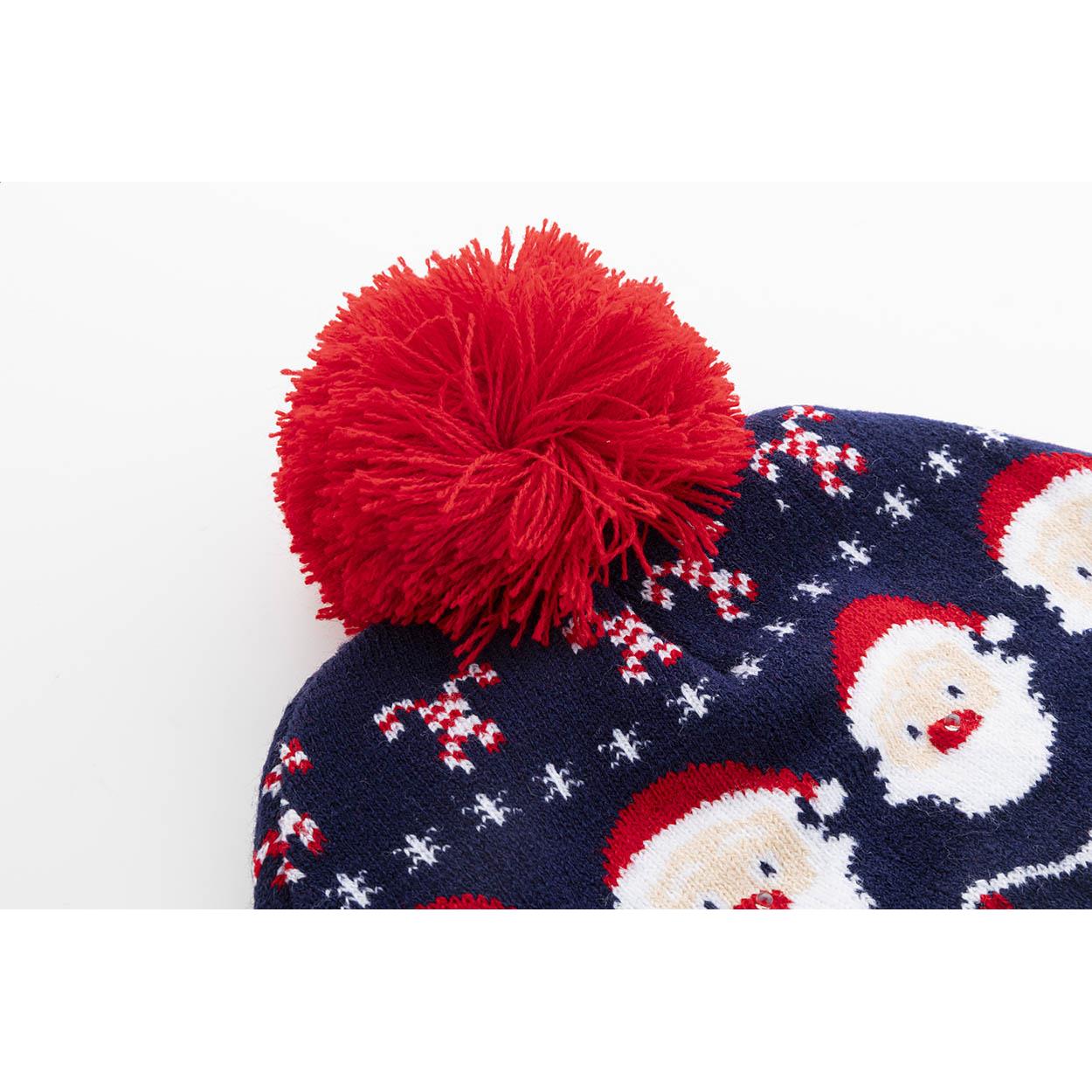 Weihnachts-LED-Wintermütze, Weihnachtsmann