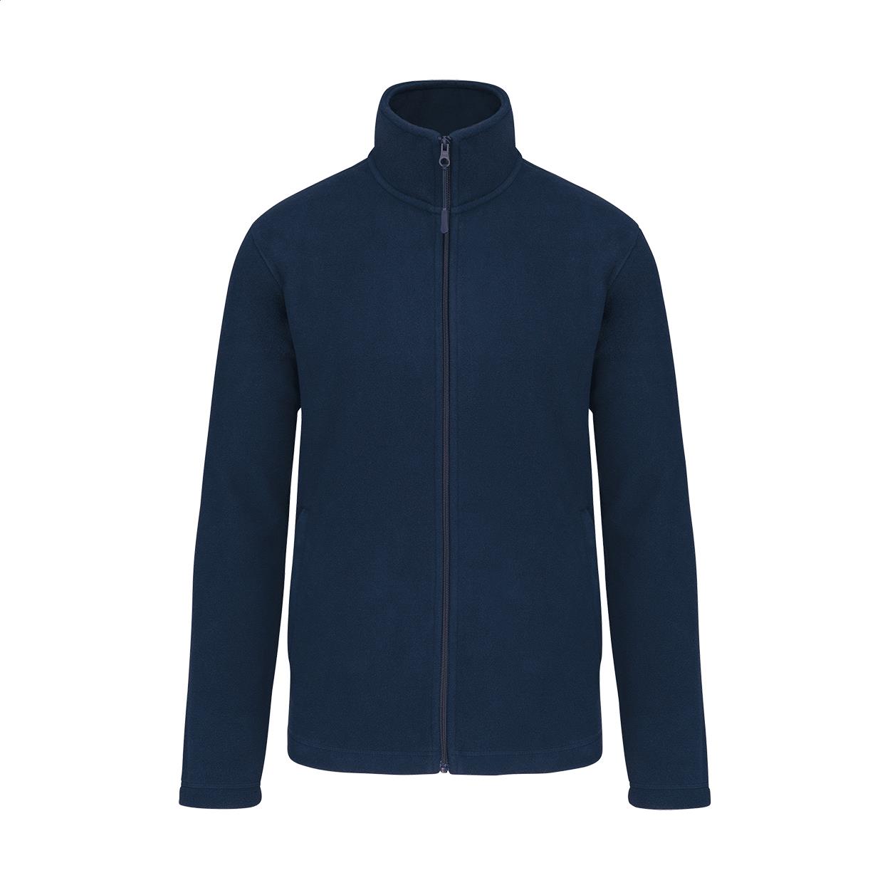 Fleecejacke mit durchgehendem Reißverschluss