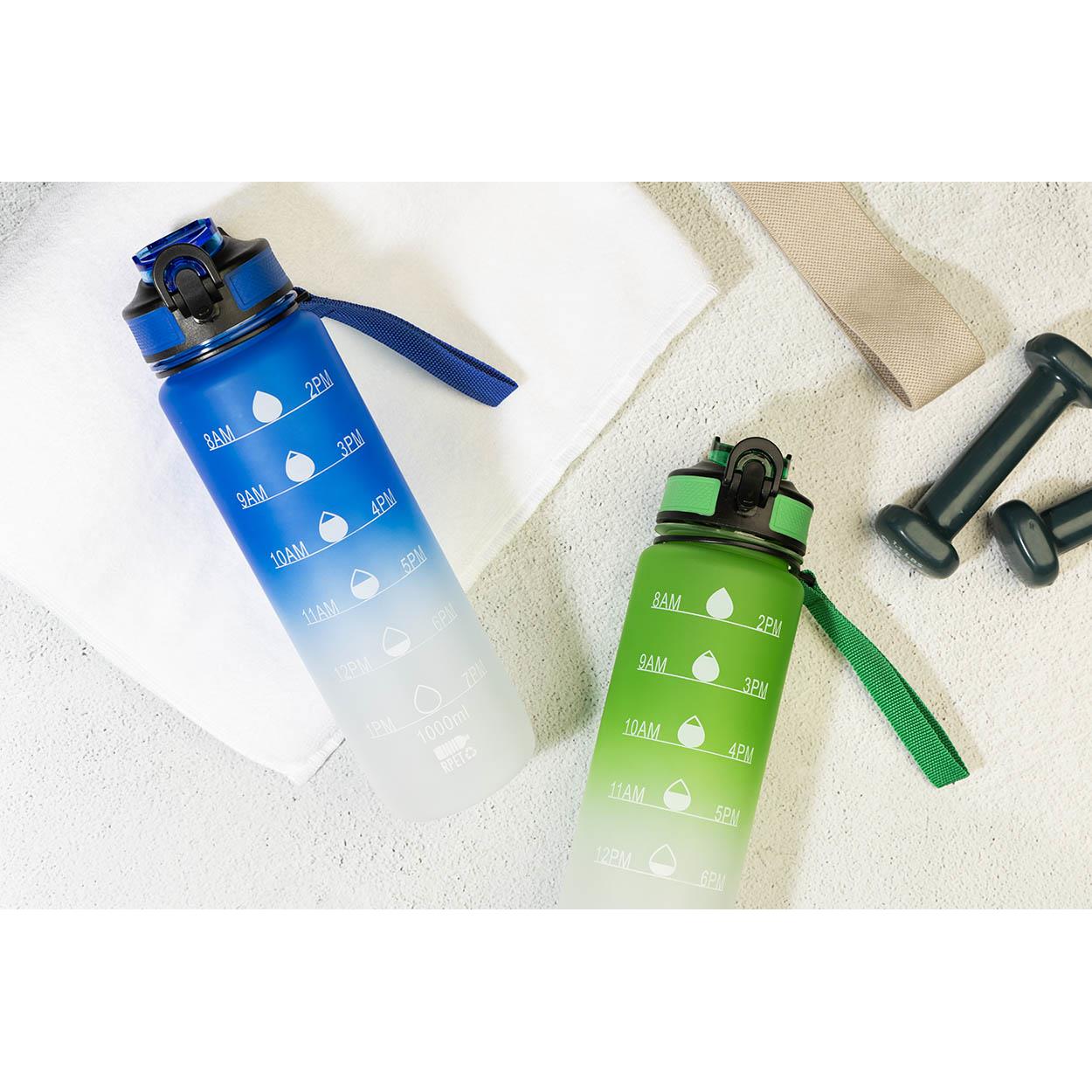 RPET Flasche mit Motivationsanzeige