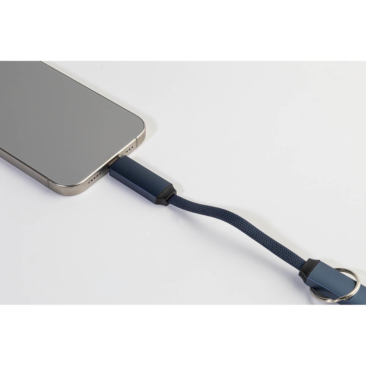 Schlüsselanhänger mit 60W USB-C-Kabel