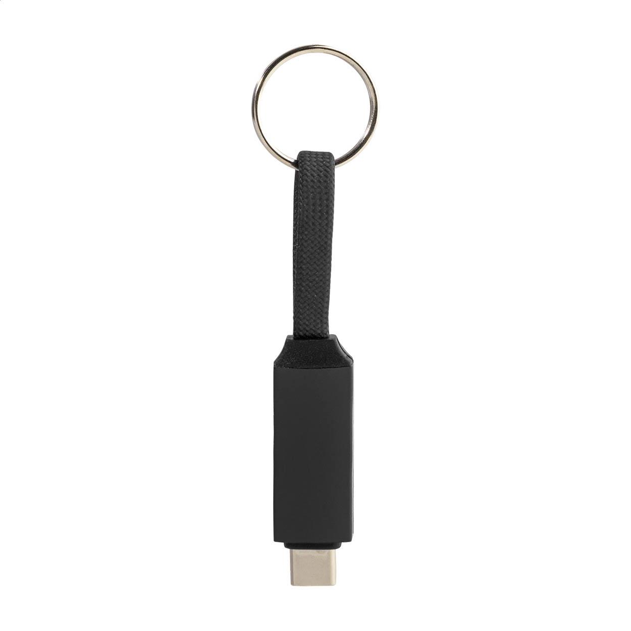 Schlüsselanhänger mit 60W USB-C-Kabel