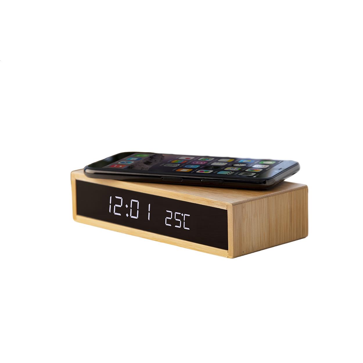 Wecker mit Wireless-Charger