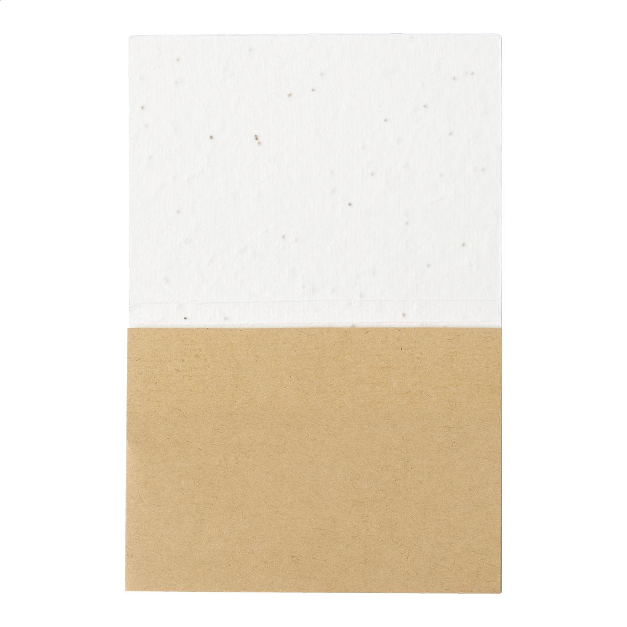 Saatpapier-Haftnotizblock