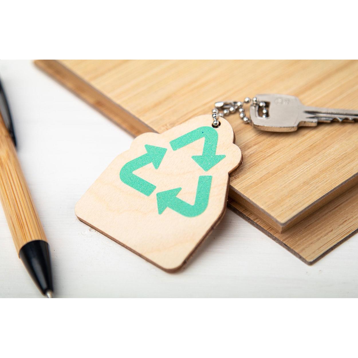 Schlüsselanhänger, Recycling