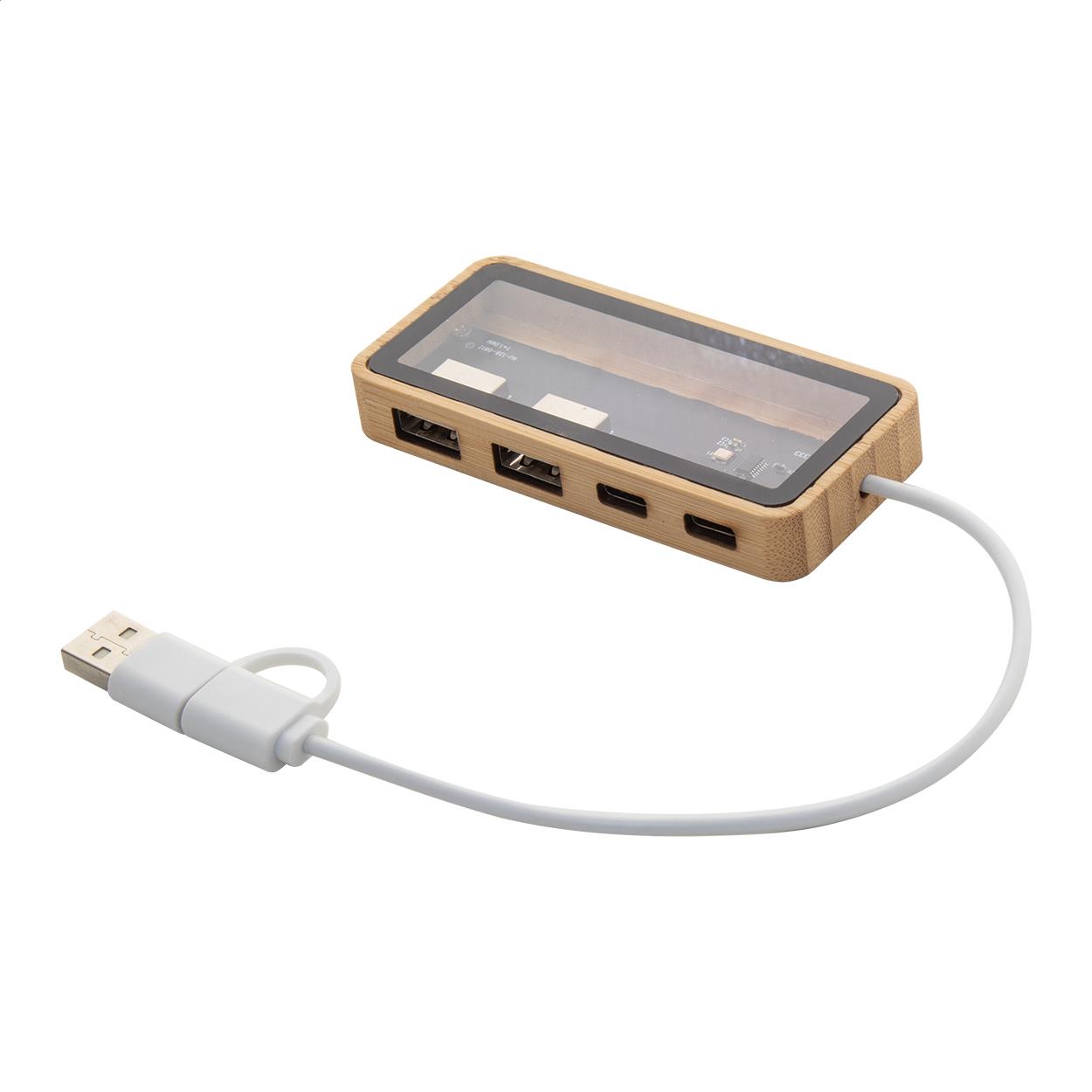 Transparenter USB-Hub