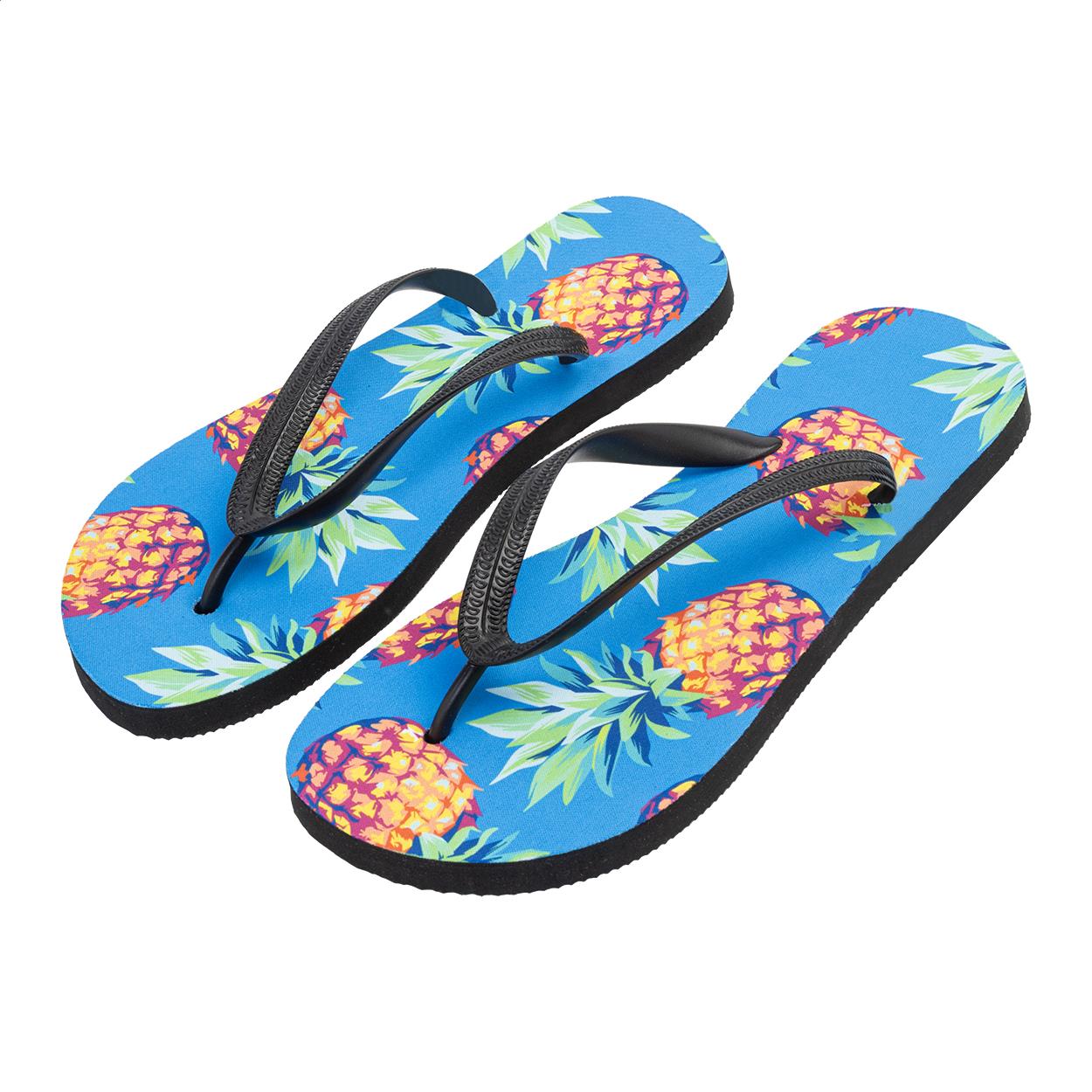 Zehensandalen mit Sublimationsdruck