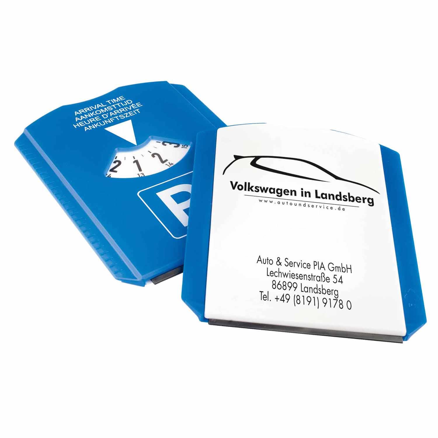 Parkscheibe CLASSIC inkl. 1c Werbedruck
