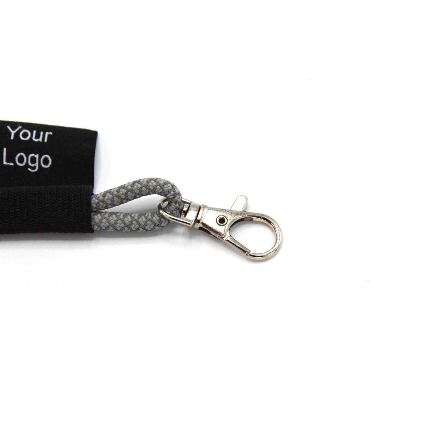 Tube Lanyard Reflex silber