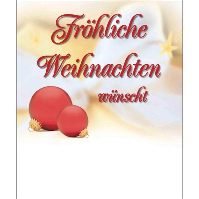 Organzasäckchen Christmas gold individuell mit Kärtchen