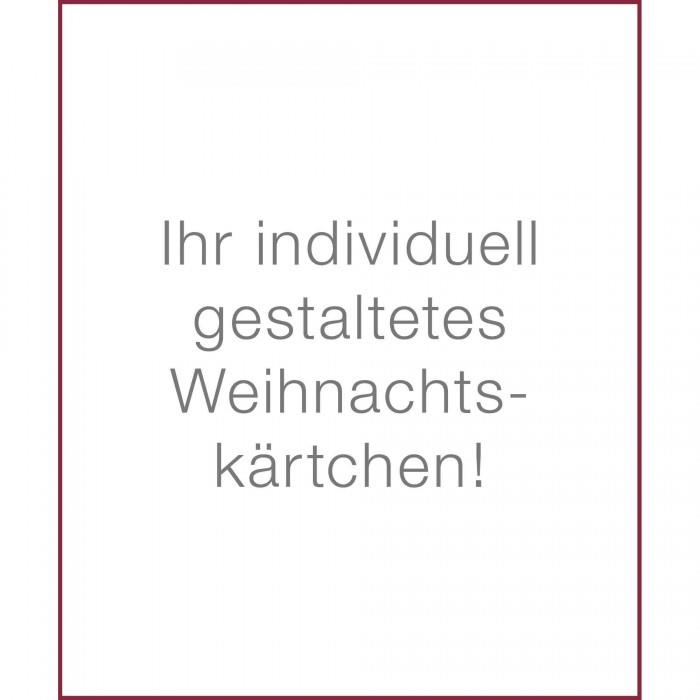 Organzasäckchen Christmas silber mit Kärtchen